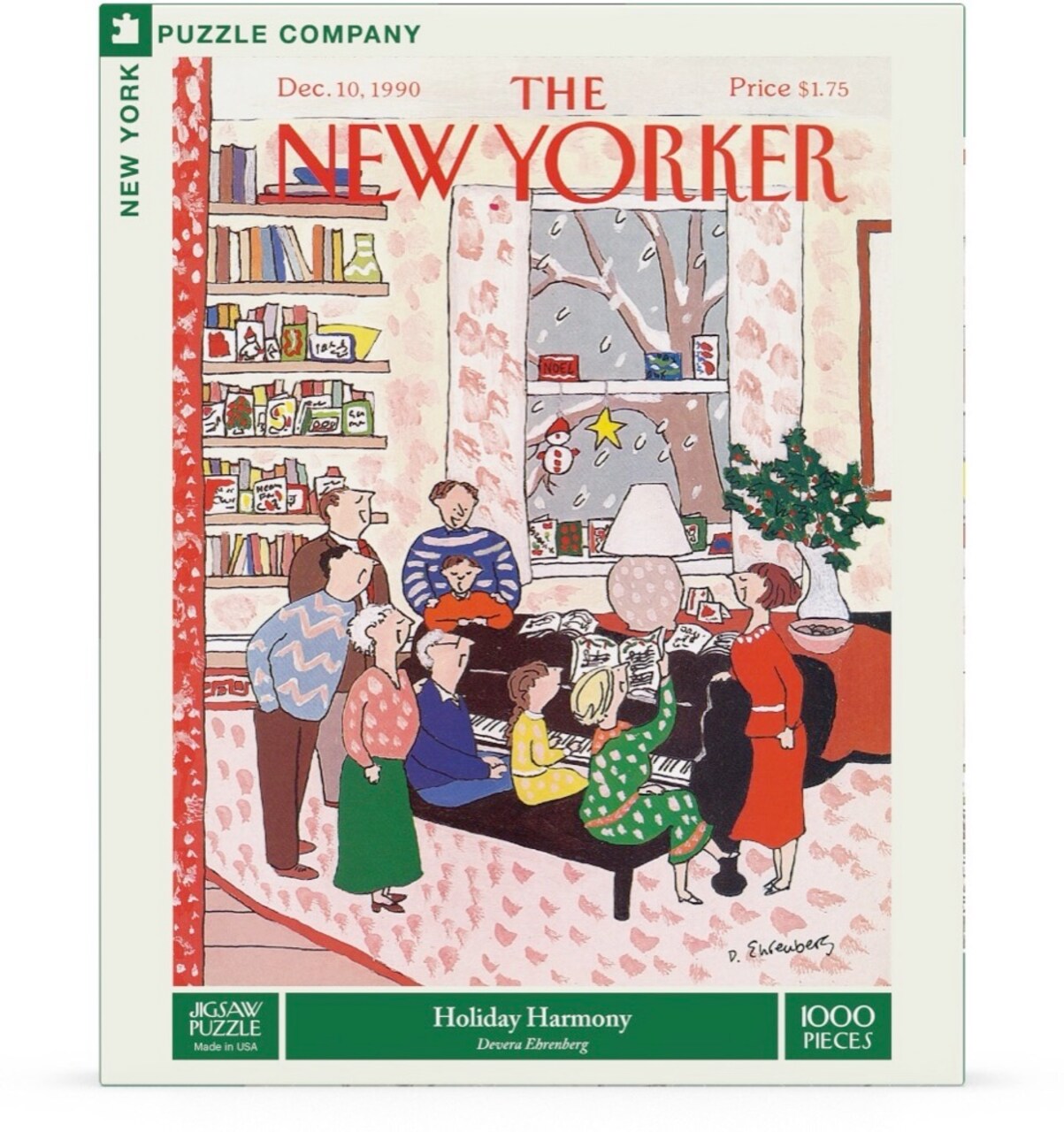 New York Puzzle Company Holiday Harmony 1000 Piece Piece Jigsaw Puzzle